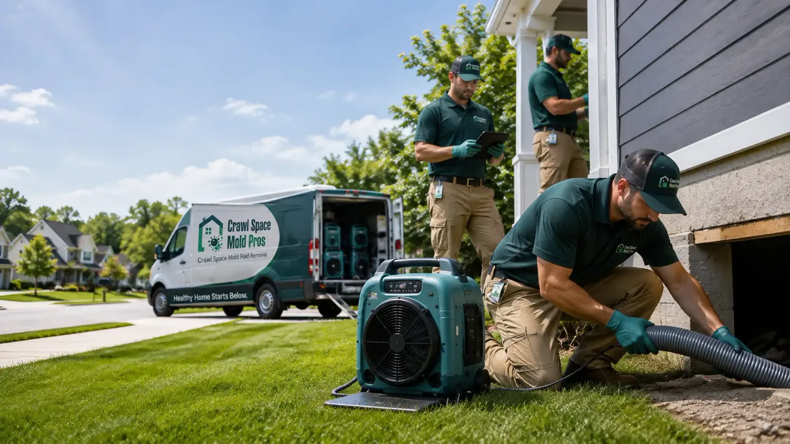 Crawl Space Mold Removal in Ector, TX